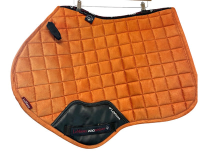Lemieux paprika suede close contact saddle pad s/m