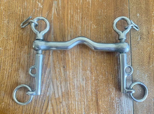 5” ported mouth Weymouth sliding cheek Pelham