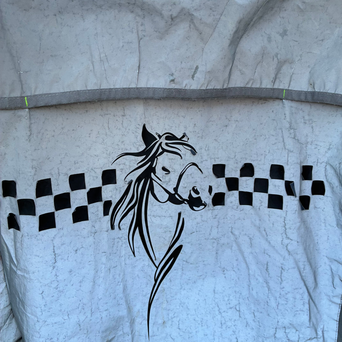 Hi visibility hi-viz waterproof riding/hacking  jacket with pockets size large