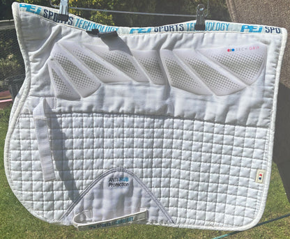 Premier equine 
Size full GP white tech grip anti slip saddle pad