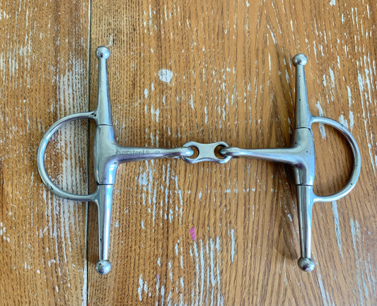 5” French link full cheek snaffle (ref 2)
