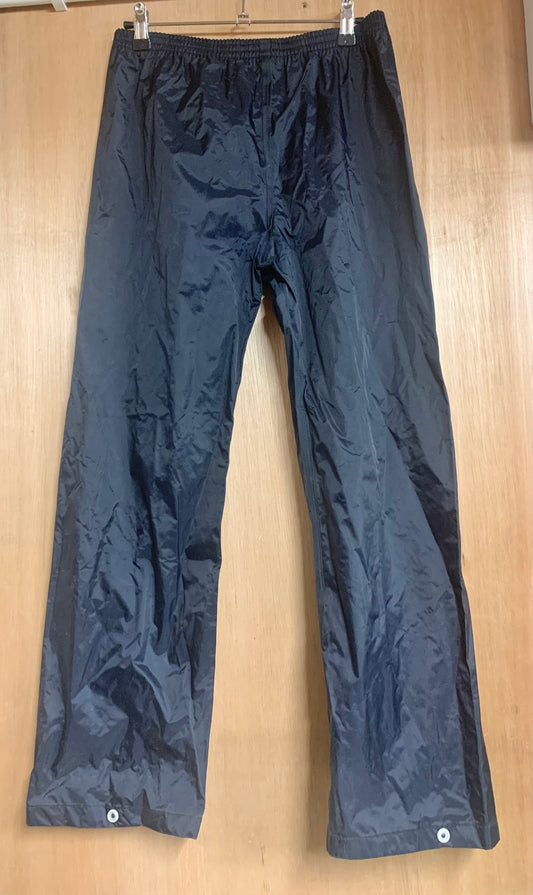 Navy waterproof trousers  approx ladies size small or teenager
