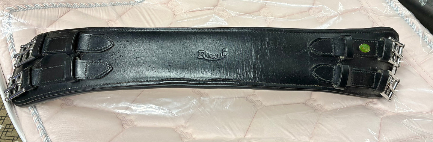 Rhinegold 24” black leather girth