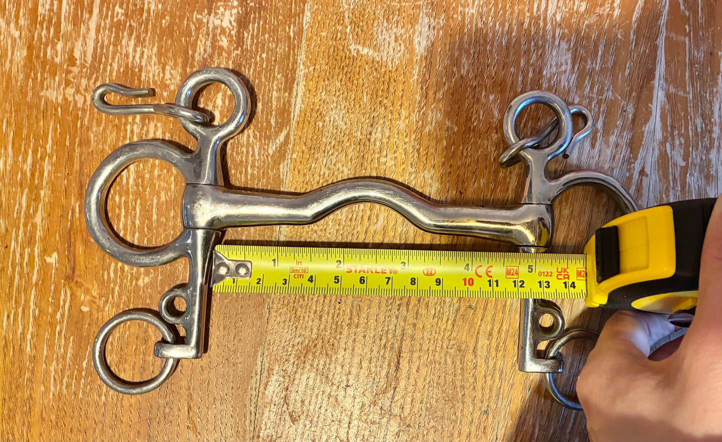 4.75” ported Weymouth Pelham  bit fixed cheek
