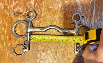 4.75” ported Weymouth Pelham  bit fixed cheek