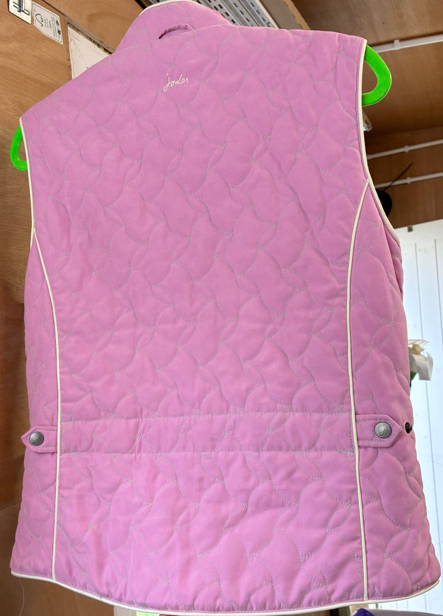 Pink ladies joules size 12 gilet