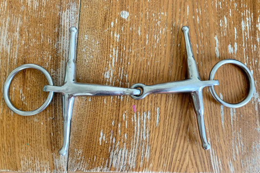 5.5” fulmer full cheek snaffle loose ring