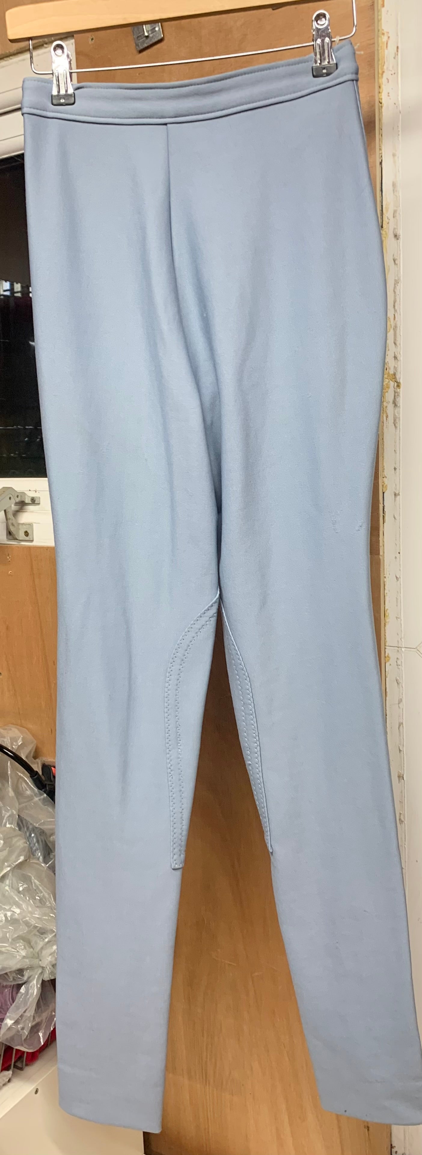 Ladies Horseware light blue soft stretchy jodhpurs 26” waist