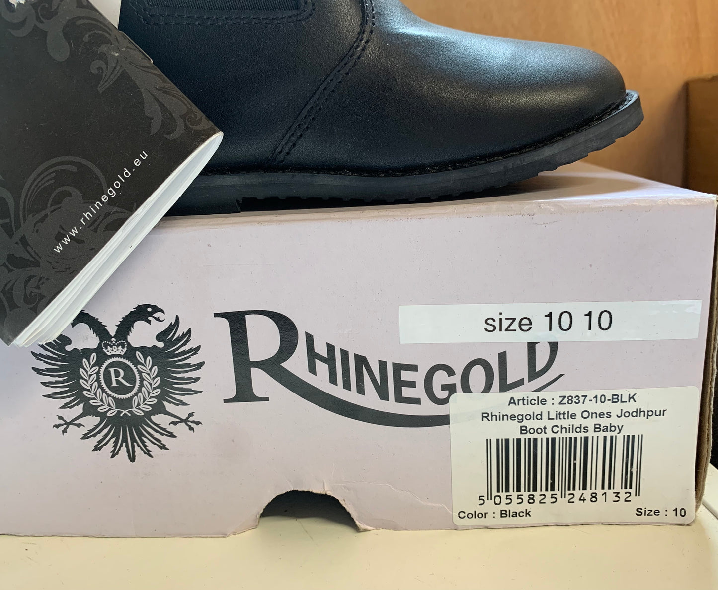 NEW IN BOX RHINEGOLD LITTLE ONES JODHPUR BOOT CHILDS SIZE 10