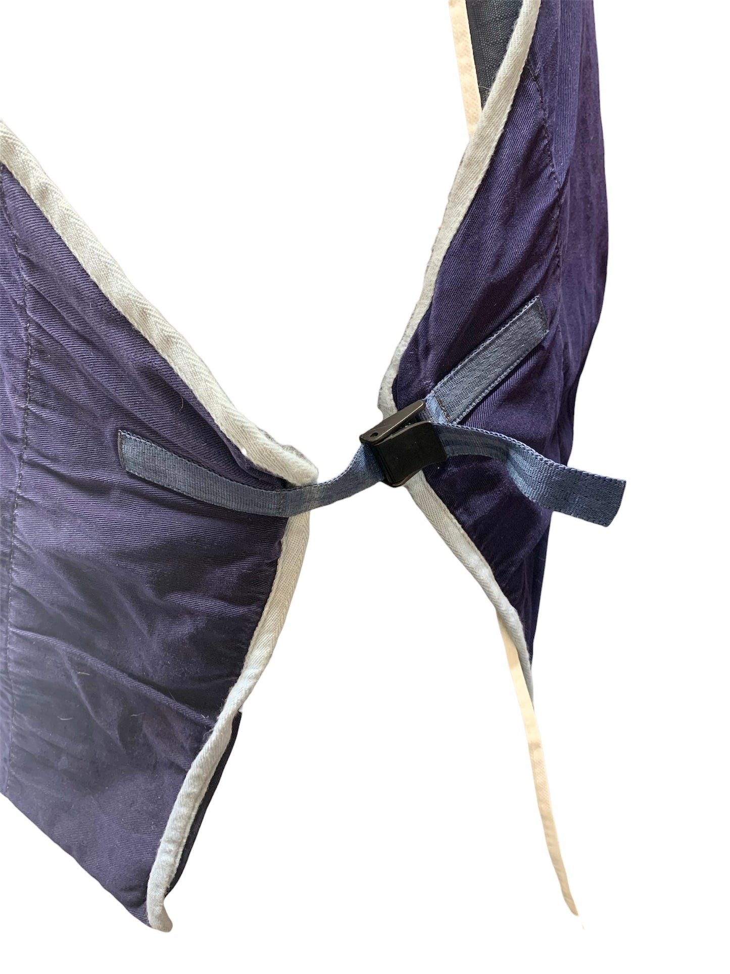 5’6” navy and light blue cotton sheet