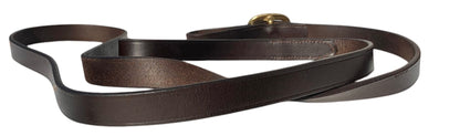 Shires Blenheim brown leather lead rein with hand loop