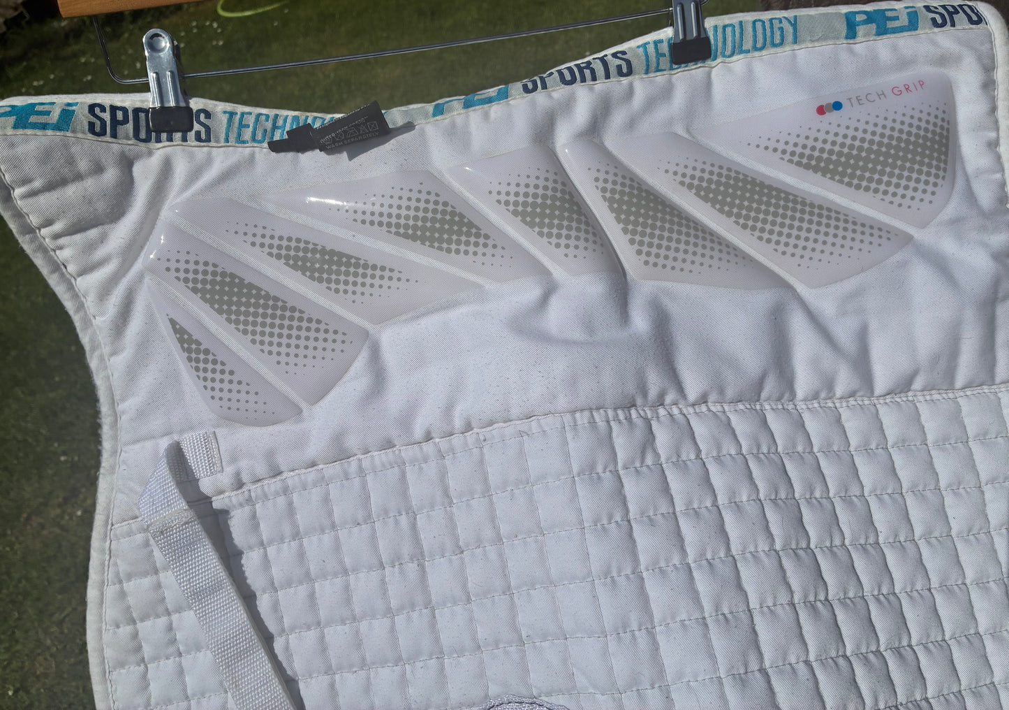 Premier equine 
Size full GP white tech grip anti slip saddle pad