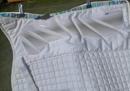 Premier equine 
Size full GP white tech grip anti slip saddle pad
