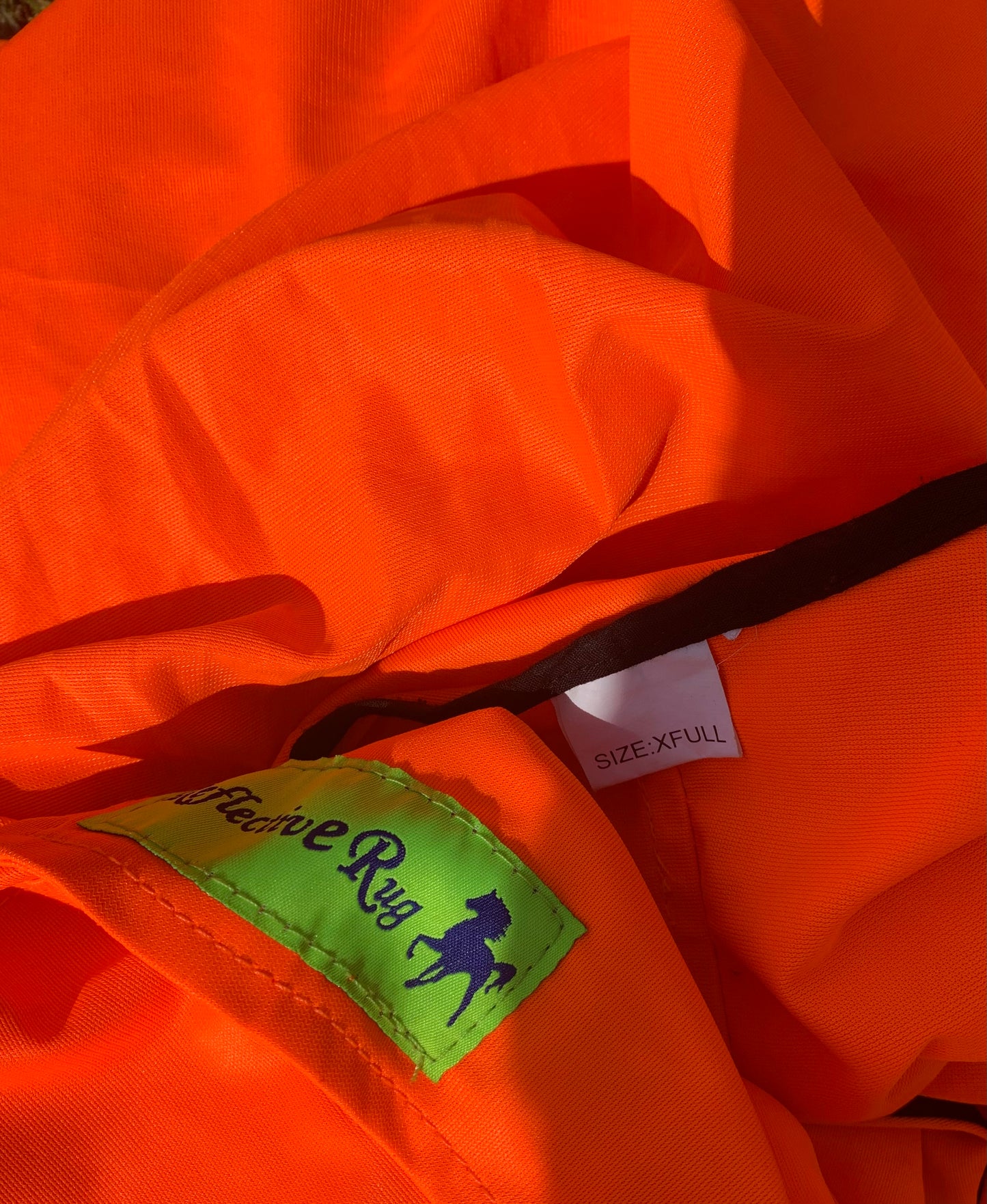 Orange lightweight summer hi viz exercise sheet extra full