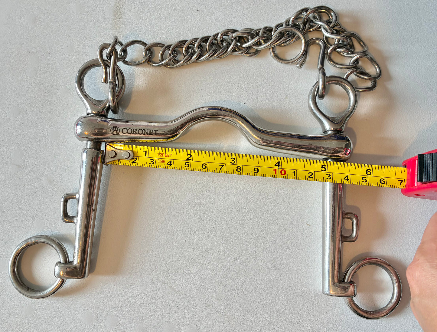 5” ported Weymouth sliding cheek Pelham