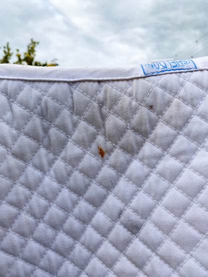 Sheldon White fluffy fleece numnah size large