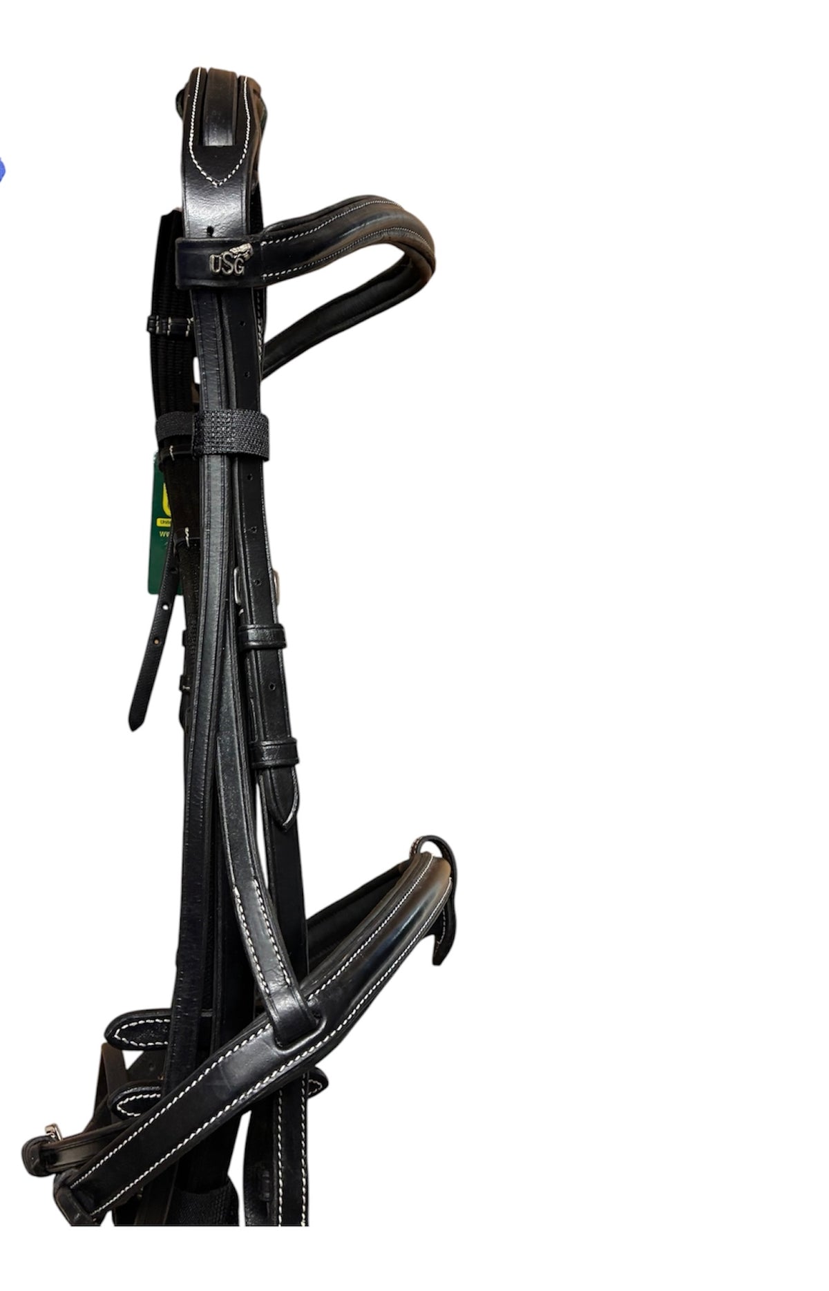 New with tag
USG black full size athena anatomical leather bridle