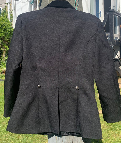 Child’s black Dublin show jacket age 10/26”