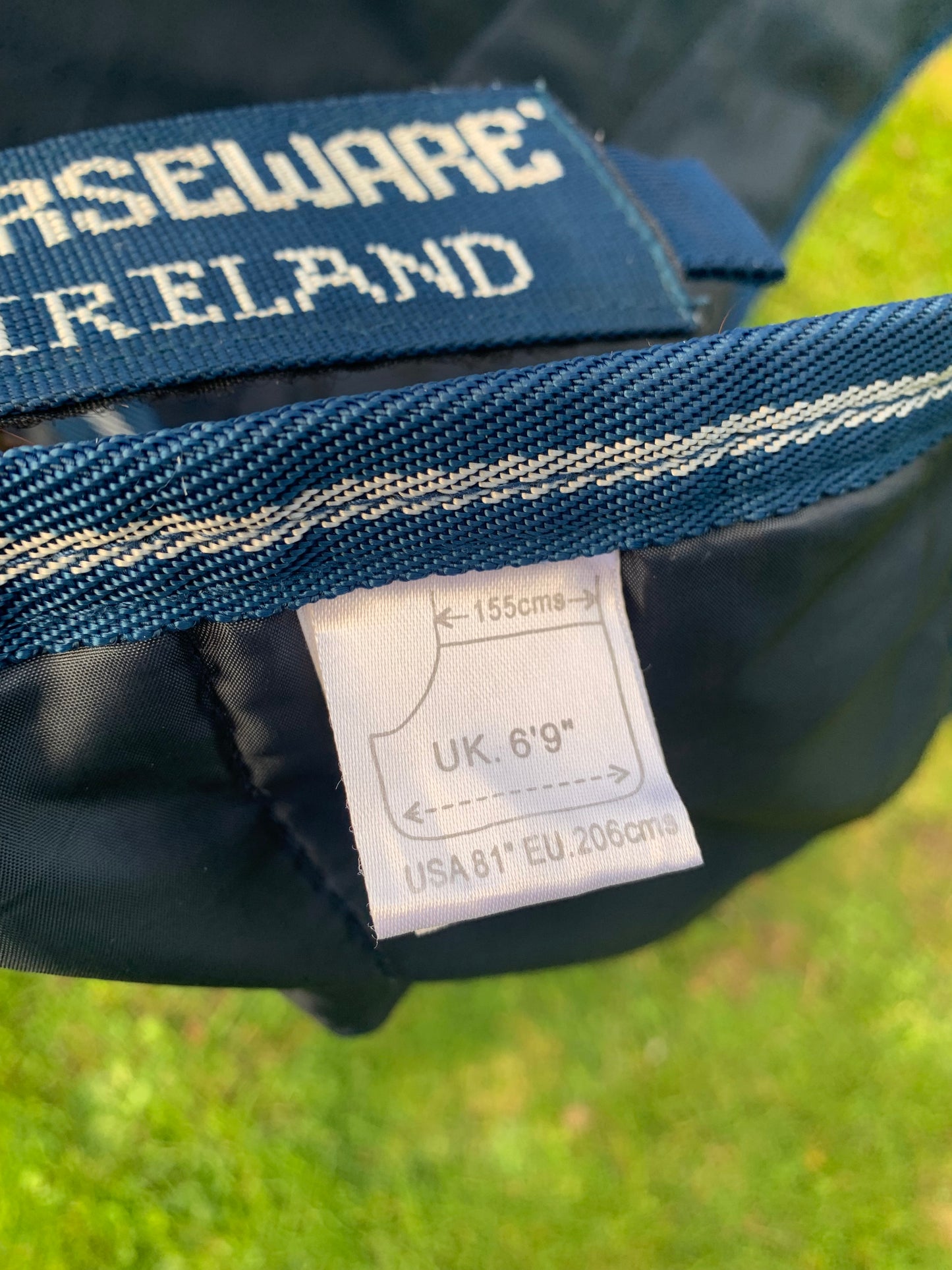 6’9” horseware 100g rug liner excellent condition