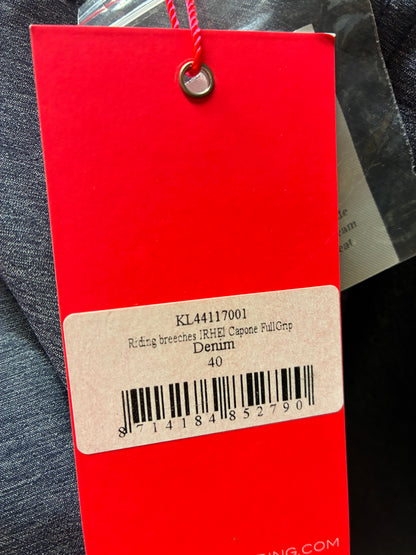 New with tag  Imperial Riding Capone Full Grip Ladies Breeches size 40 (UK 12)