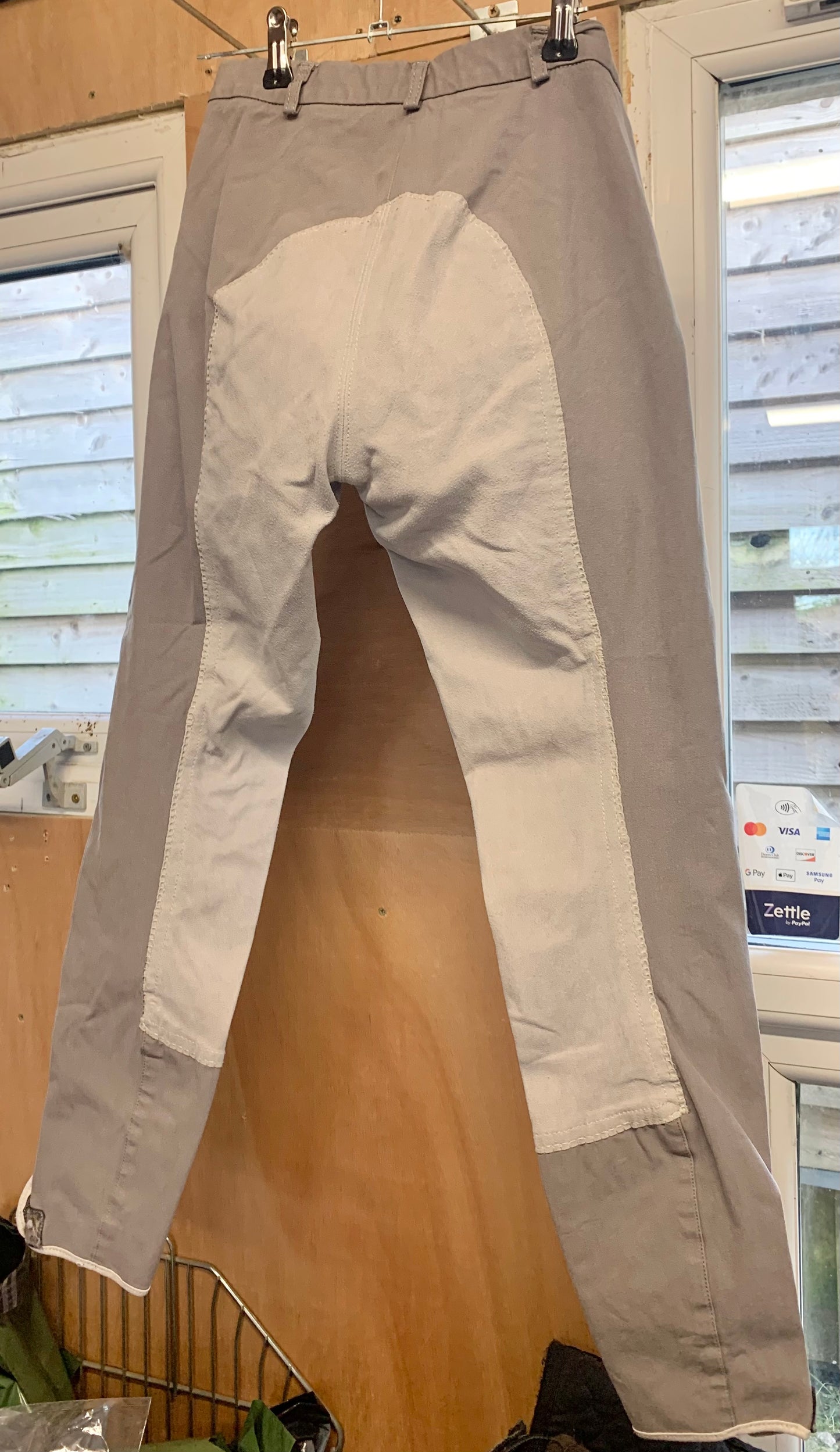 Derby house jodhpurs grey size 26