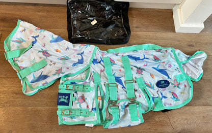 New! Ponyo “ocean pals” fly rug 3’0