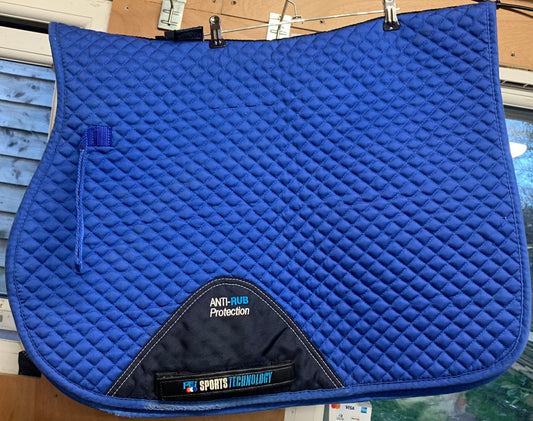 Premier equine blue sports technology saddle pad full size GP