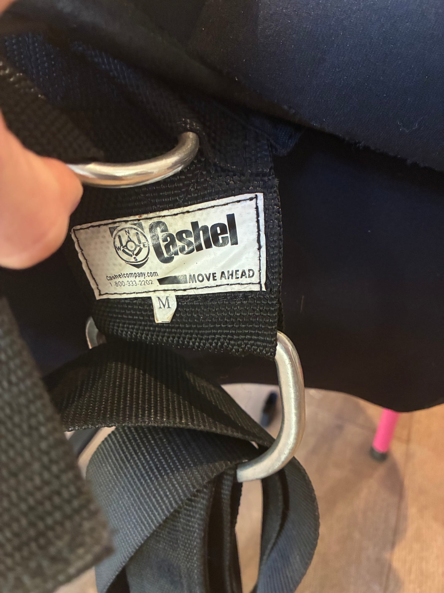 Cashel original soft ride bareback saddle pad size medium with stirrups