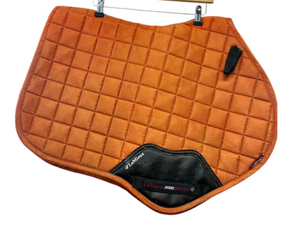 Lemieux paprika suede close contact saddle pad s/m