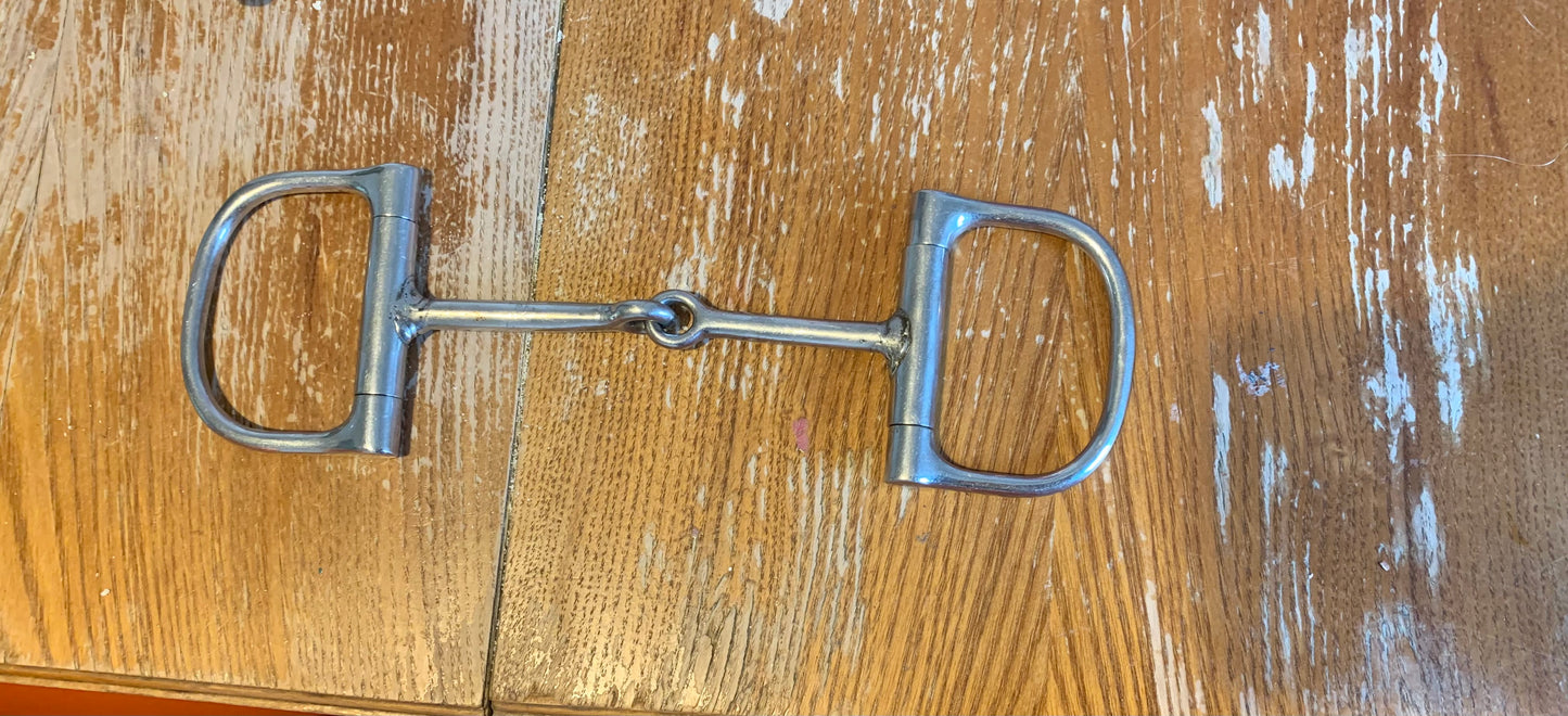 5” D ring ring jointed snaffle