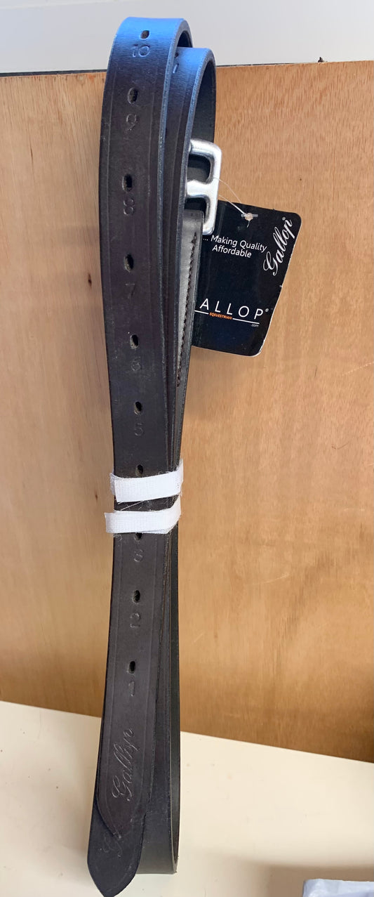 New Brown Gallop 48” stirrup leathers 1” width