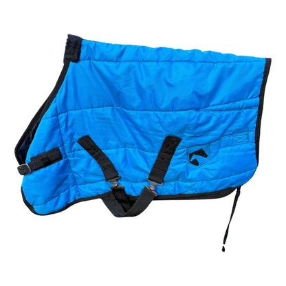 🐴 Mediumweight Stable Rug – 3’0”  💙 Bright Blue with Black Trim