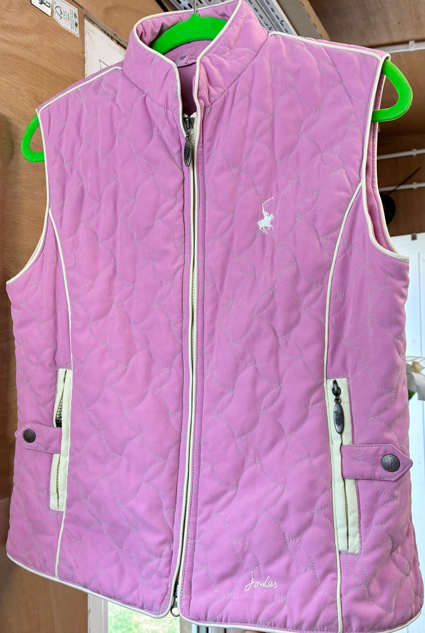 Pink ladies joules size 12 gilet