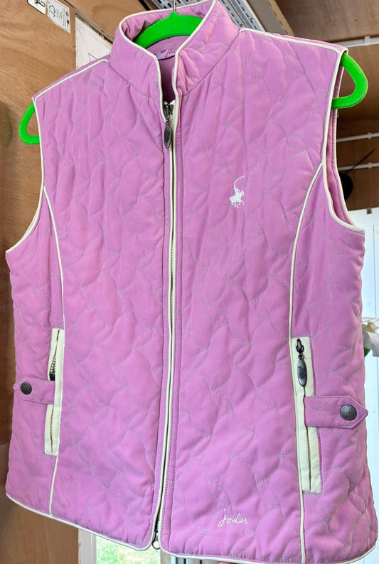Pink ladies joules size 12 gilet