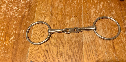 4.5” Loose ring French link snaffle