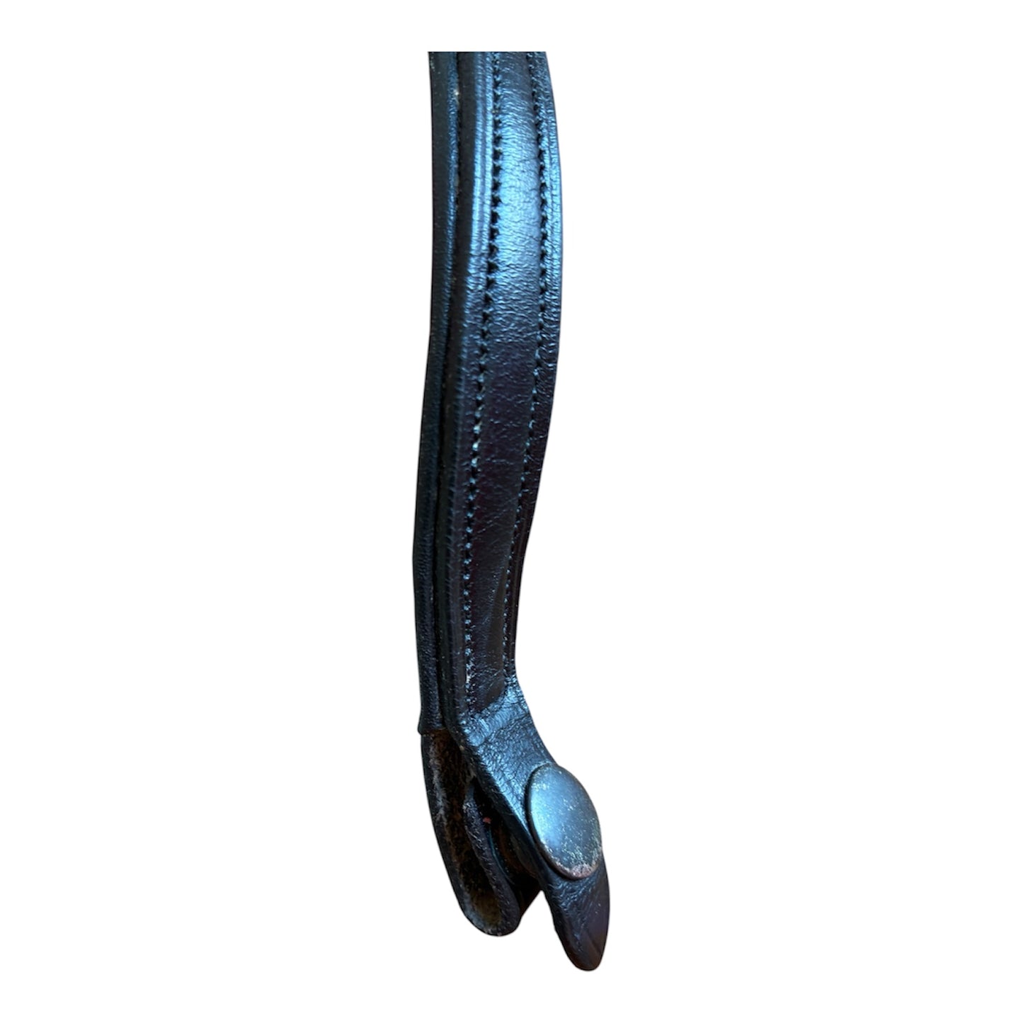Exceptionally butter-soft Italian leather handmade black Saturn bridle by the Horsemanship saddlery