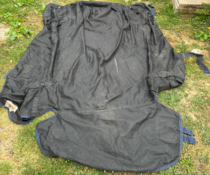 6’9” pink combo no fill light weight turnout rug washed & reproofed