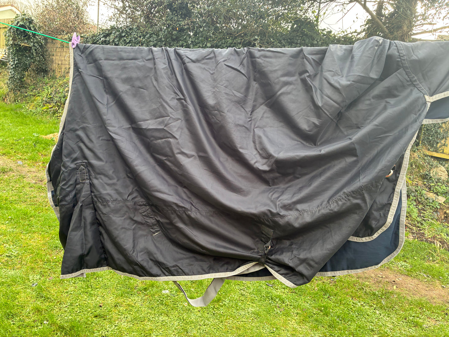 6’6 washed and reproofed no fill 0g turnout rug