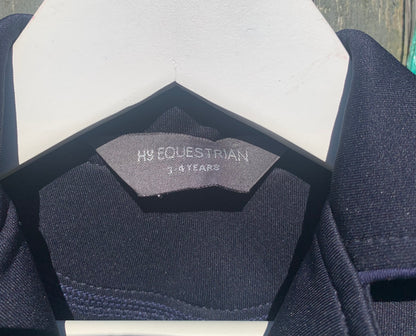 Navy HY equestrian tiny tots show jacket 3-4 years