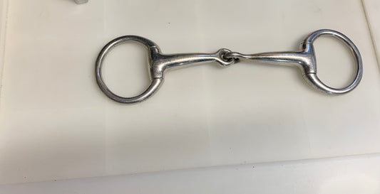 4.75” small fixed cheek  snaffle