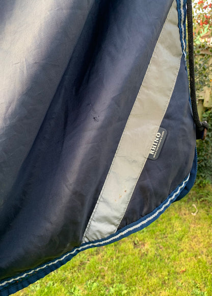 Showerproof Rhino Competition Exercise Sheet with a checked lining, complete with reflective strips 4’11”