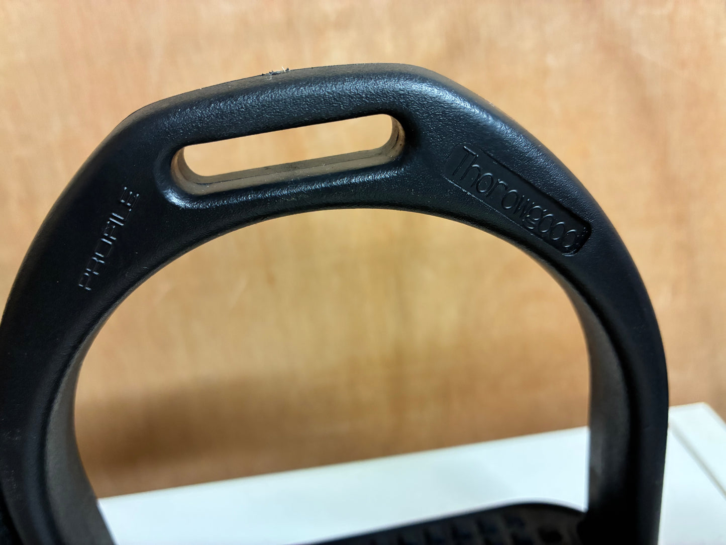 Childs tiny lightweight plastic compositi black Thorowgood stirrups 3.75” (3 3/4”)