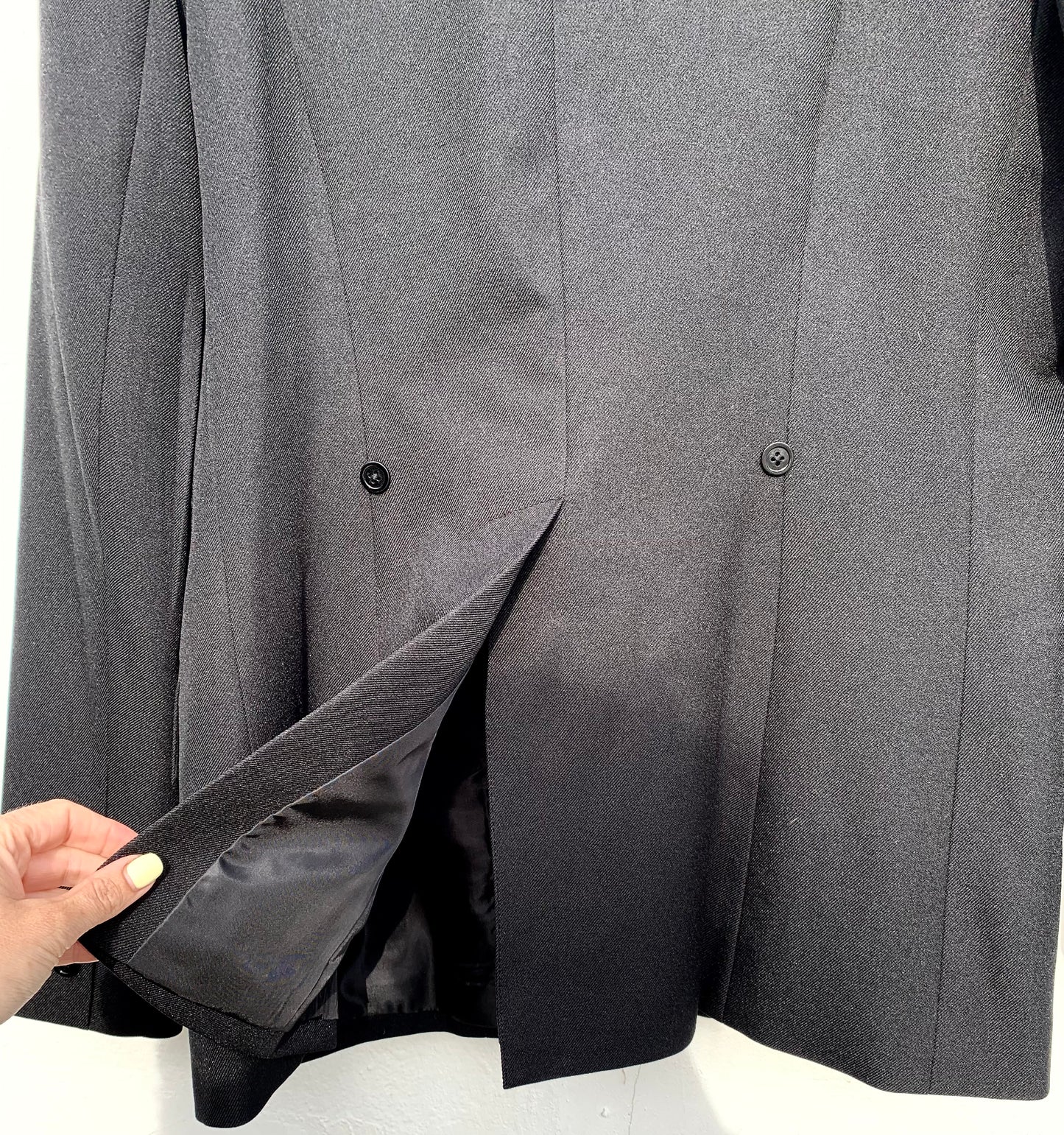 Black Dublin show competition jacket 42” chest with velvet collar
