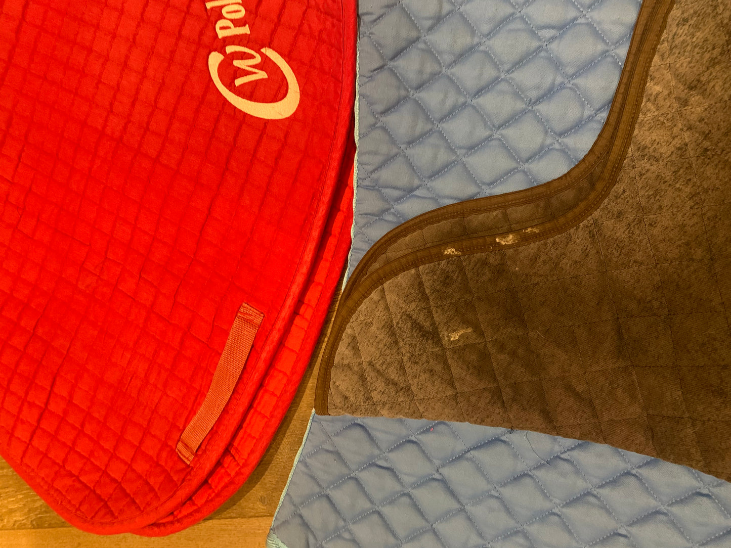 Saddle pad bundle full size various brands including Rambo ref1
