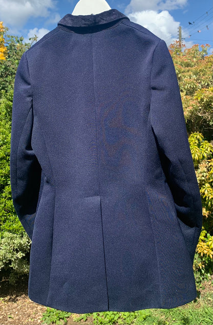 Harris Meyer saddle masters navy show competition jacket with velvet collar approx size 32