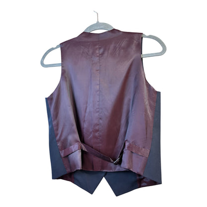 Size 8 showing shop navy inhand showing waistcoat
