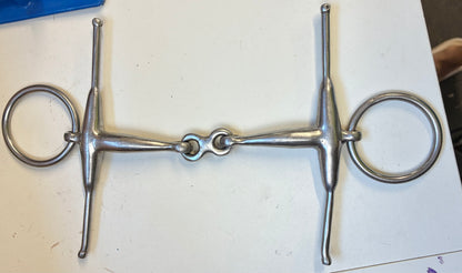 6" full cheek french link snaffle bit