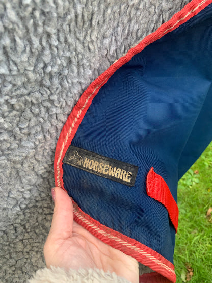 Horseware 4’6/cob size thick Sherpa fleece lined waterproof exercise rug