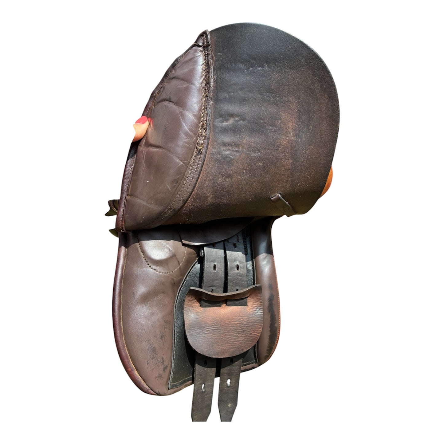 12” tiny tots brown English leather Childs 1st saddle by sovereign Coleman Croft saddlery