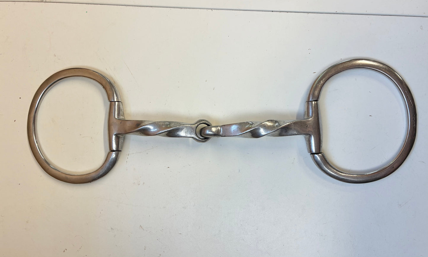 6.5” twisted mouth snaffle